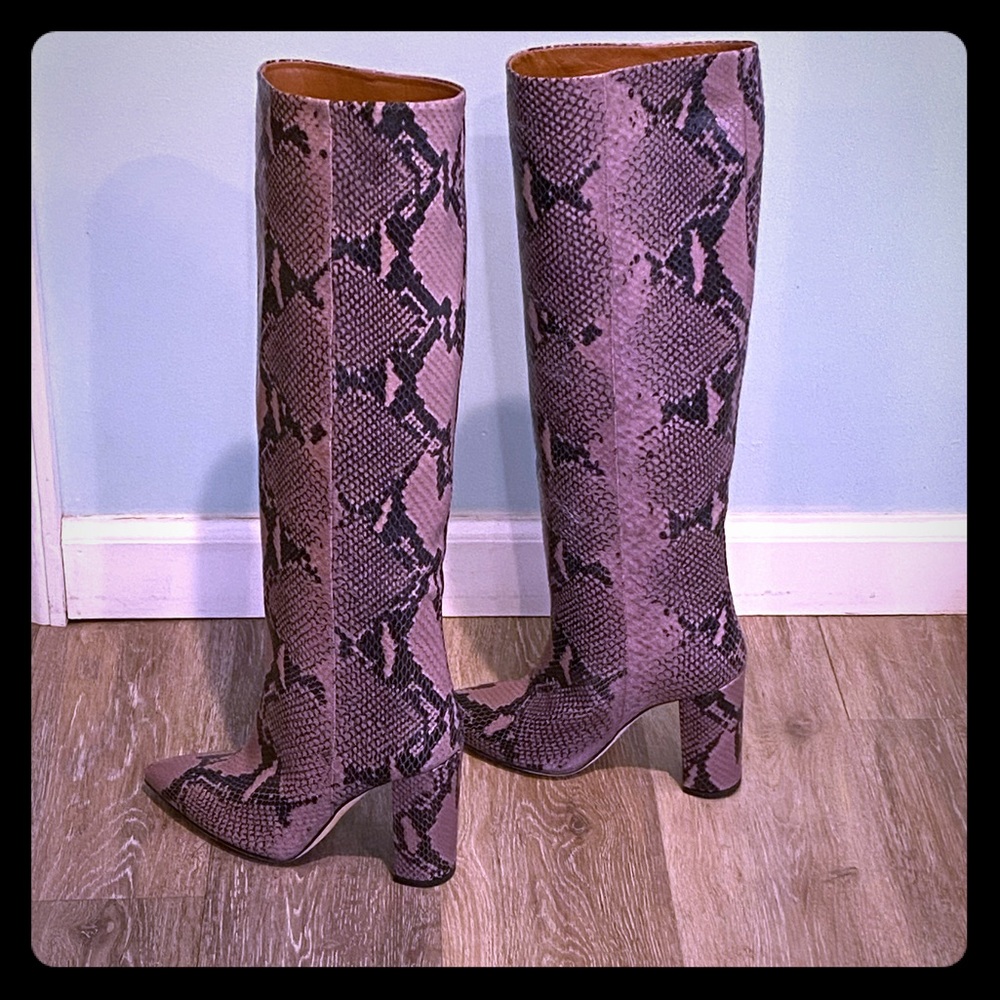 snakeskin boots